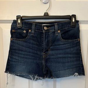 Levi Jean shorts, size 25.